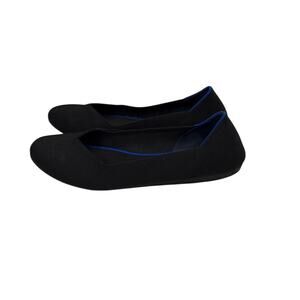 Rothy's Shoes The Flat Round Toe Black Ballet Flats Size Women's 10